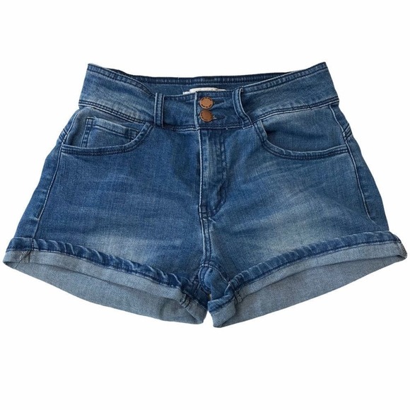 C'est Toi Small Blue Summer Jean Shorts - Picture 1 of 5